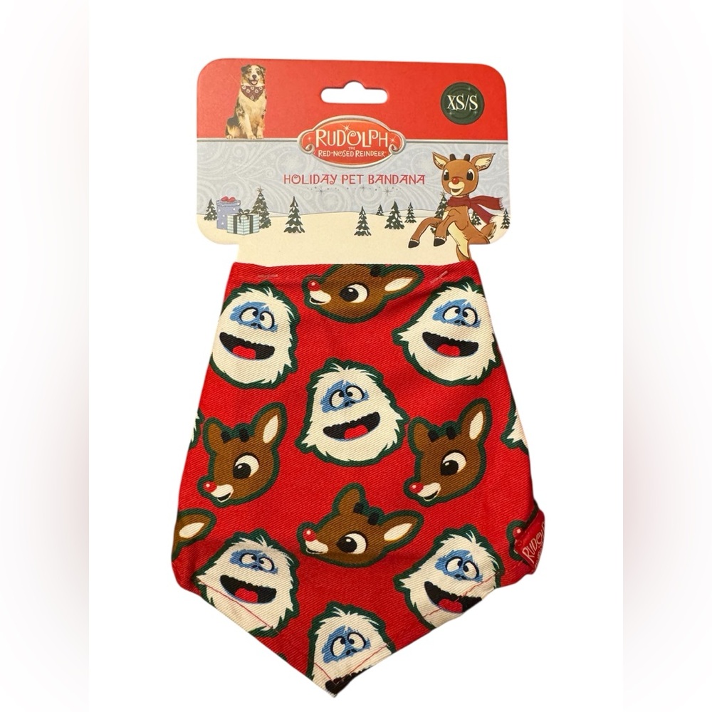 Rudolph Holiday Pet Bandana